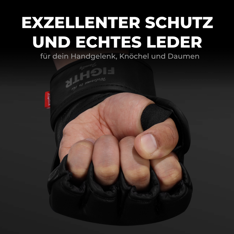 Pro MMA Training Handschuhe aus echtem Leder