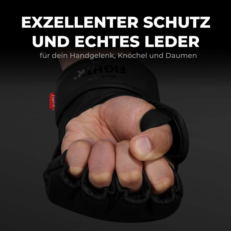 Pro MMA Training Handschuhe aus echtem Leder