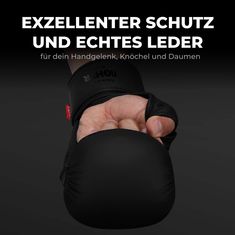 Pro MMA Sparring Handschuhe aus echtem Leder