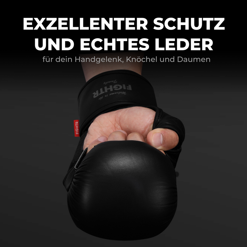 Pro MMA Sparring Handschuhe aus echtem Leder