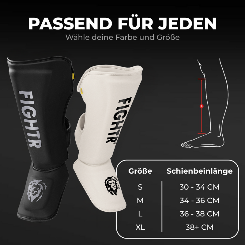 PRIME Schienbeinschoner Echtes Leder & extra Dick