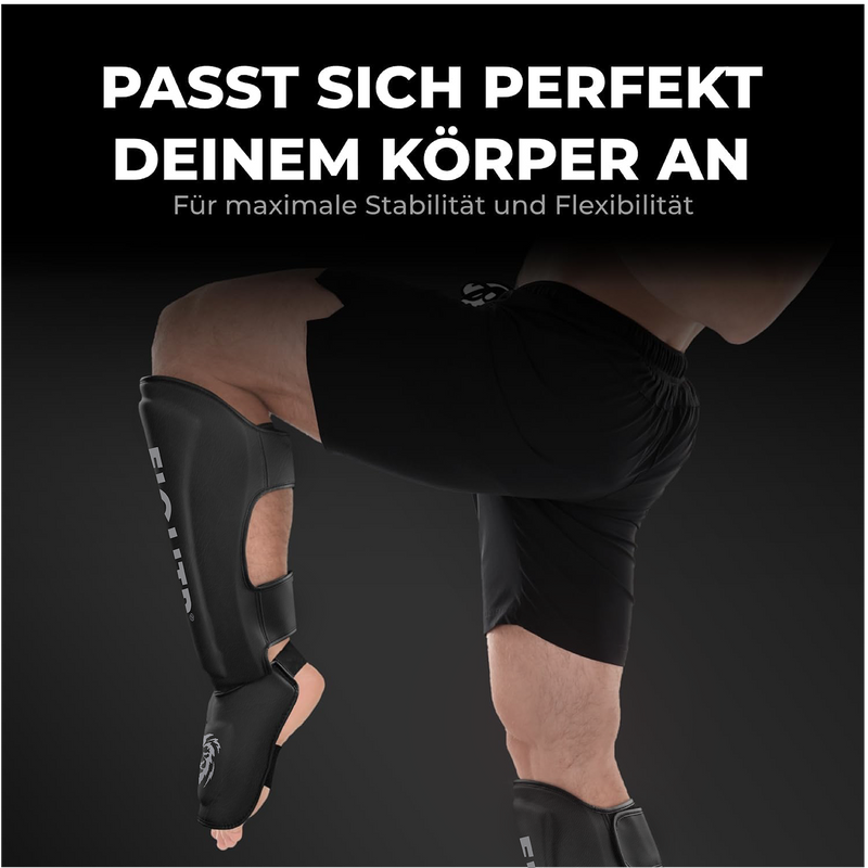 PRIME Schienbeinschoner Echtes Leder & extra Dick