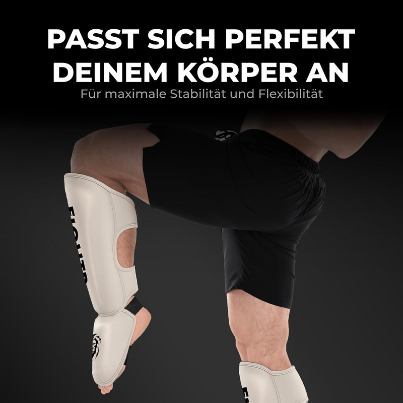PRIME Schienbeinschoner Echtes Leder & extra Dick