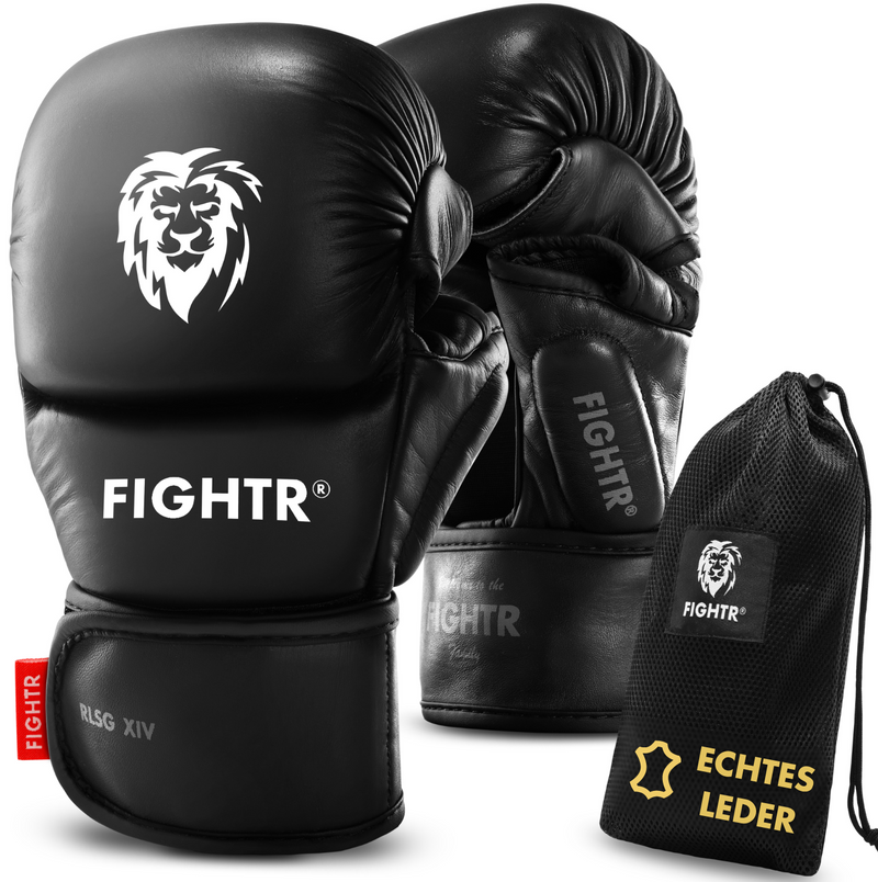 Pro MMA Sparring Handschuhe aus echtem Leder