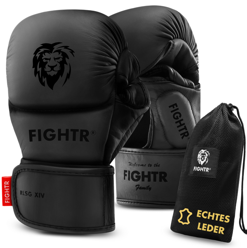 Pro MMA Sparring Handschuhe aus echtem Leder