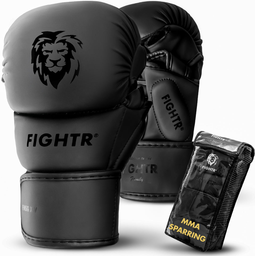 MMA Sparring Handschuhe für starke Treffer mit Anti-Platz-Garantie – FIGHTR