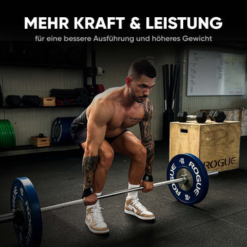 JedBesetzt Handbandage Zughilfen Krafttraining Bodybuilding